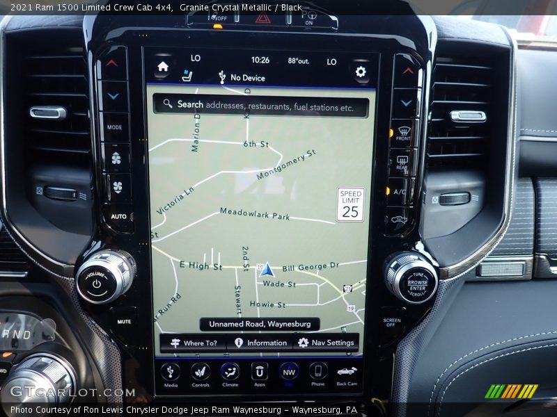 Granite Crystal Metallic / Black 2021 Ram 1500 Limited Crew Cab 4x4