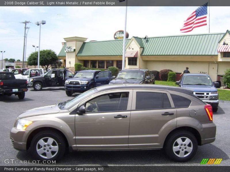 Light Khaki Metallic / Pastel Pebble Beige 2008 Dodge Caliber SE