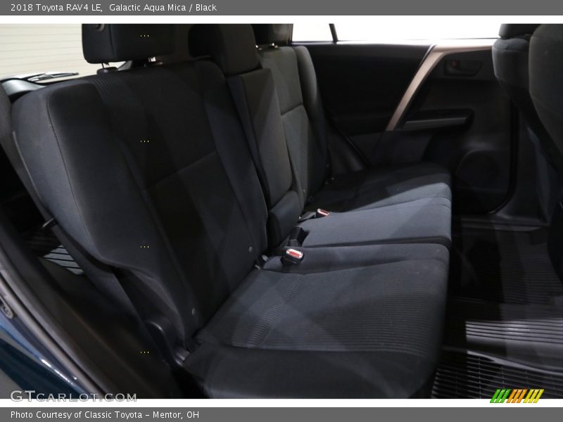 Galactic Aqua Mica / Black 2018 Toyota RAV4 LE