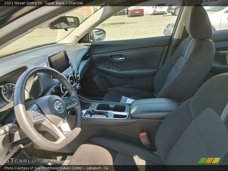 Super Black / Charcoal 2021 Nissan Sentra SV