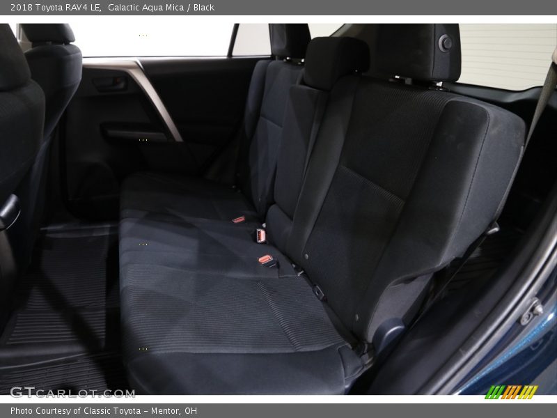 Galactic Aqua Mica / Black 2018 Toyota RAV4 LE
