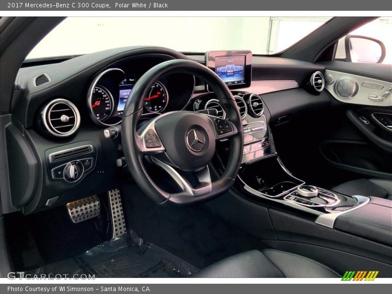 Polar White / Black 2017 Mercedes-Benz C 300 Coupe