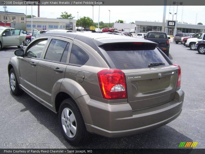 Light Khaki Metallic / Pastel Pebble Beige 2008 Dodge Caliber SE