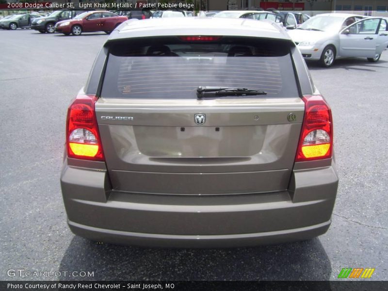 Light Khaki Metallic / Pastel Pebble Beige 2008 Dodge Caliber SE