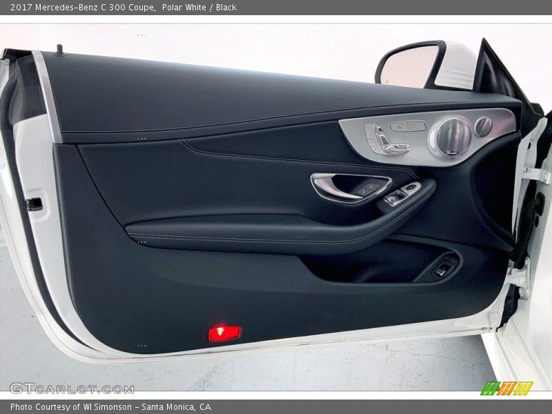 Polar White / Black 2017 Mercedes-Benz C 300 Coupe