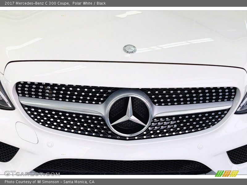 Polar White / Black 2017 Mercedes-Benz C 300 Coupe