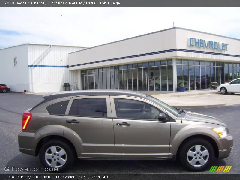 Light Khaki Metallic / Pastel Pebble Beige 2008 Dodge Caliber SE