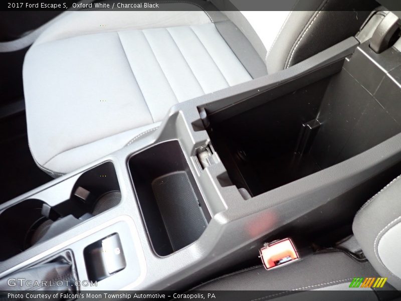 Oxford White / Charcoal Black 2017 Ford Escape S