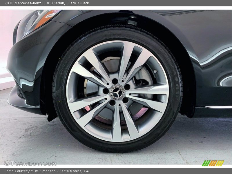 Black / Black 2018 Mercedes-Benz C 300 Sedan