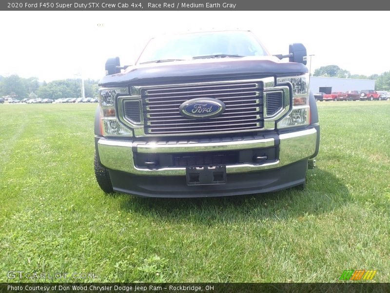 Race Red / Medium Earth Gray 2020 Ford F450 Super Duty STX Crew Cab 4x4