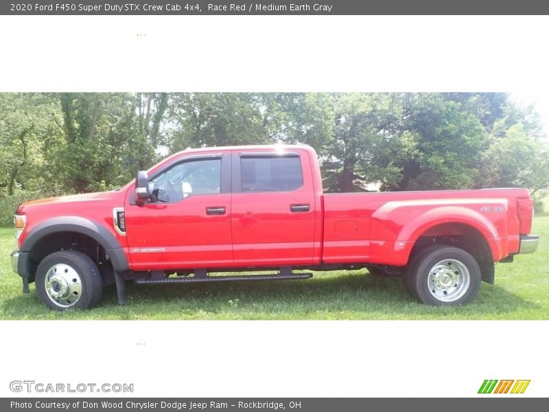 Race Red / Medium Earth Gray 2020 Ford F450 Super Duty STX Crew Cab 4x4