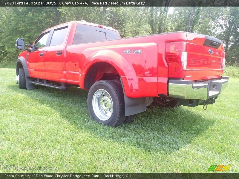 Race Red / Medium Earth Gray 2020 Ford F450 Super Duty STX Crew Cab 4x4
