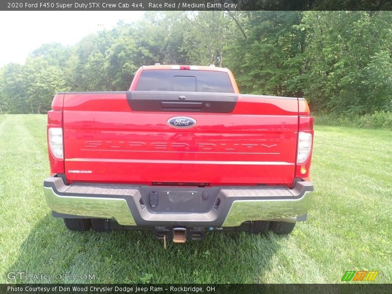 Race Red / Medium Earth Gray 2020 Ford F450 Super Duty STX Crew Cab 4x4