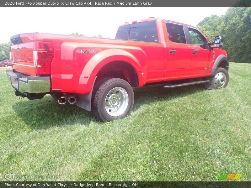 Race Red / Medium Earth Gray 2020 Ford F450 Super Duty STX Crew Cab 4x4