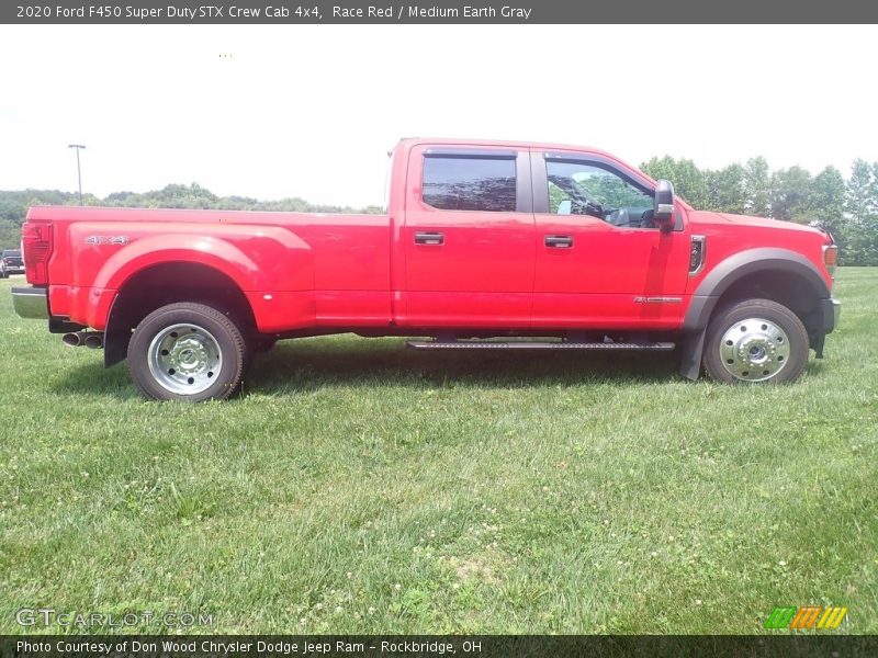 Race Red / Medium Earth Gray 2020 Ford F450 Super Duty STX Crew Cab 4x4