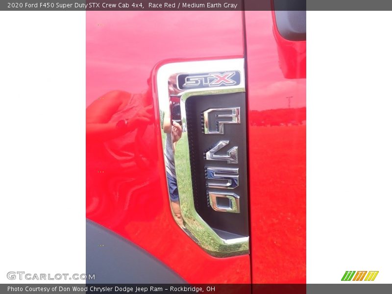 Race Red / Medium Earth Gray 2020 Ford F450 Super Duty STX Crew Cab 4x4
