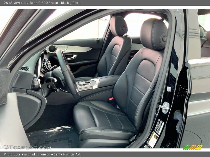 Black / Black 2018 Mercedes-Benz C 300 Sedan