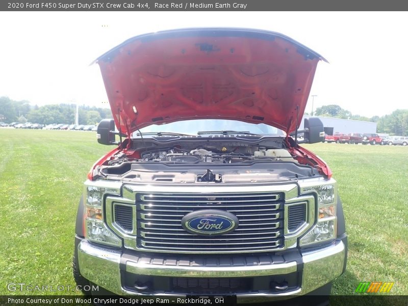 Race Red / Medium Earth Gray 2020 Ford F450 Super Duty STX Crew Cab 4x4