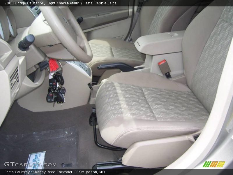 Light Khaki Metallic / Pastel Pebble Beige 2008 Dodge Caliber SE