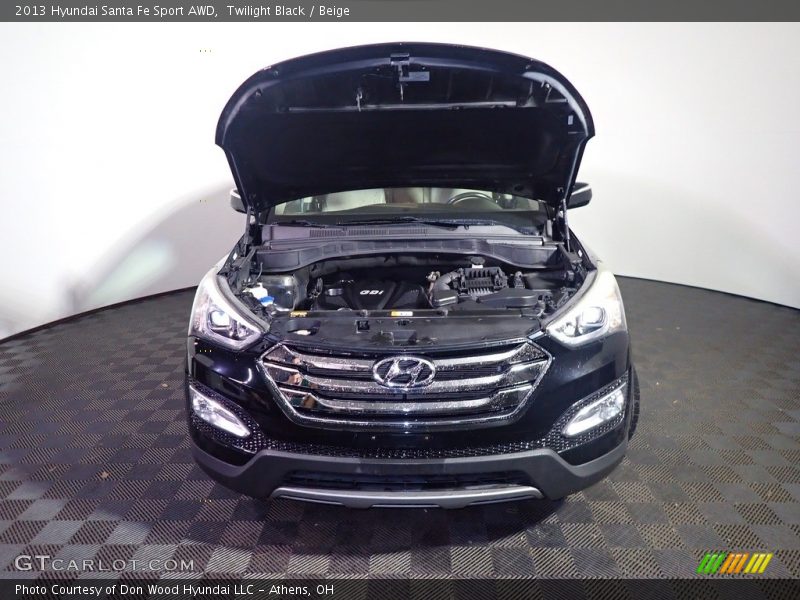 Twilight Black / Beige 2013 Hyundai Santa Fe Sport AWD