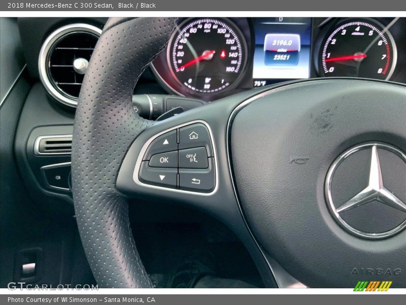 Black / Black 2018 Mercedes-Benz C 300 Sedan