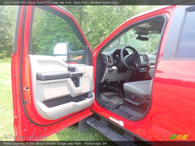 Race Red / Medium Earth Gray 2020 Ford F450 Super Duty STX Crew Cab 4x4