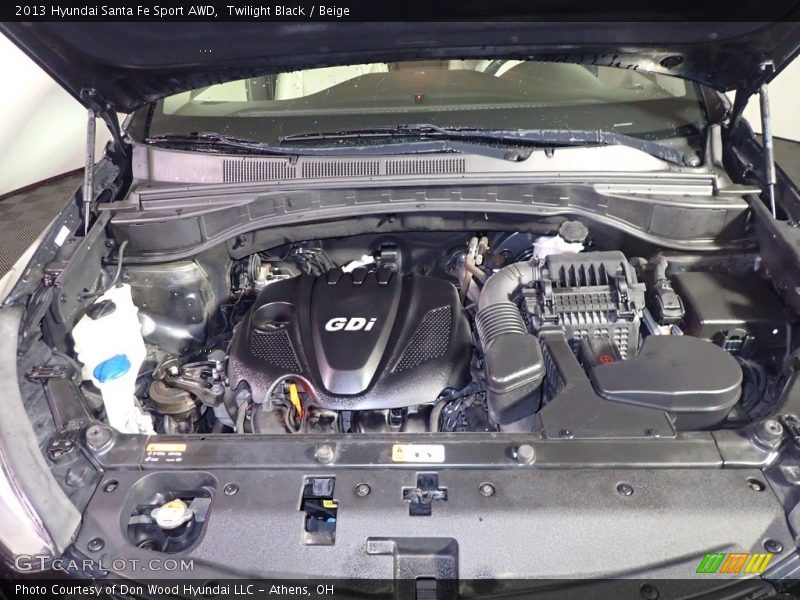 Twilight Black / Beige 2013 Hyundai Santa Fe Sport AWD
