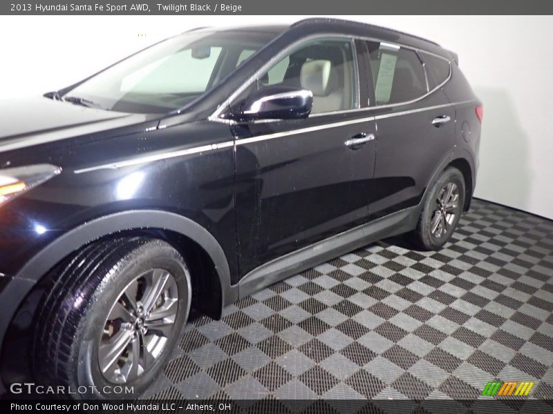 Twilight Black / Beige 2013 Hyundai Santa Fe Sport AWD
