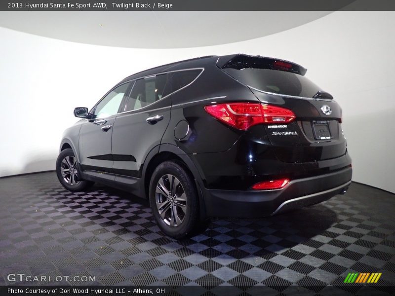 Twilight Black / Beige 2013 Hyundai Santa Fe Sport AWD