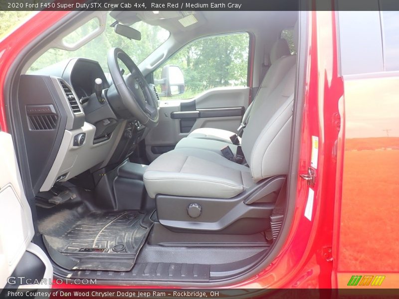 Race Red / Medium Earth Gray 2020 Ford F450 Super Duty STX Crew Cab 4x4