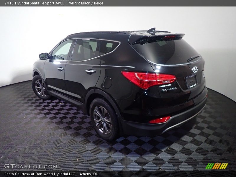 Twilight Black / Beige 2013 Hyundai Santa Fe Sport AWD