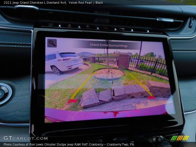 Velvet Red Pearl / Black 2021 Jeep Grand Cherokee L Overland 4x4