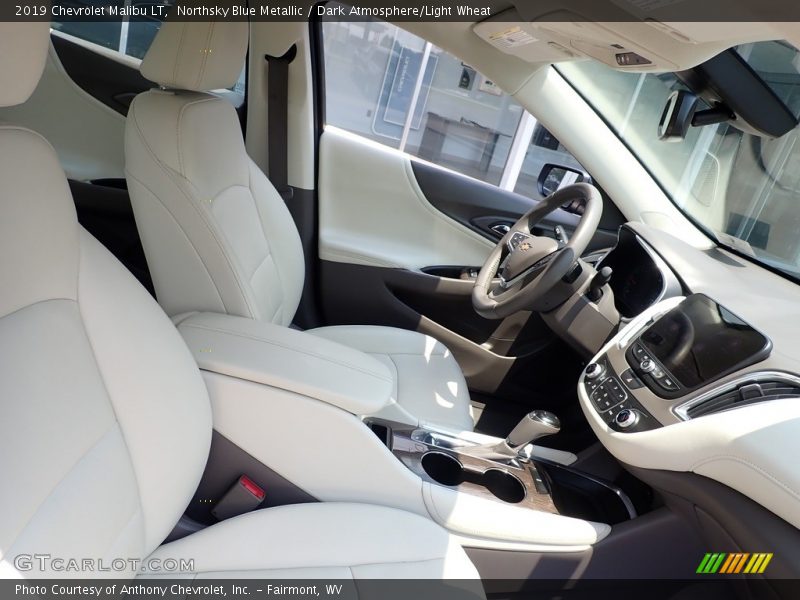 Northsky Blue Metallic / Dark Atmosphere/Light Wheat 2019 Chevrolet Malibu LT
