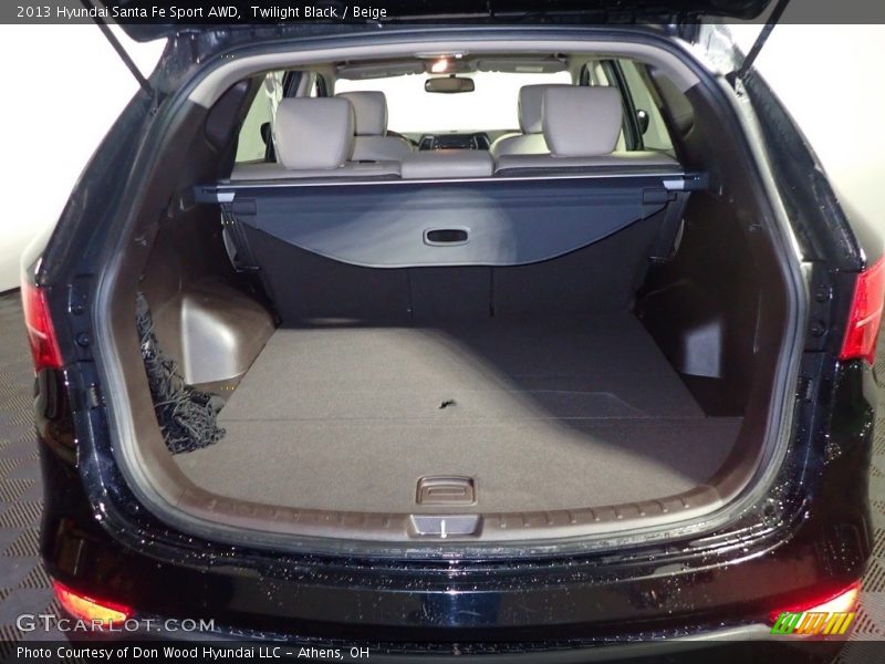 Twilight Black / Beige 2013 Hyundai Santa Fe Sport AWD