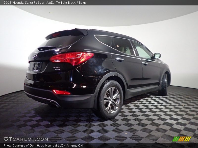 Twilight Black / Beige 2013 Hyundai Santa Fe Sport AWD