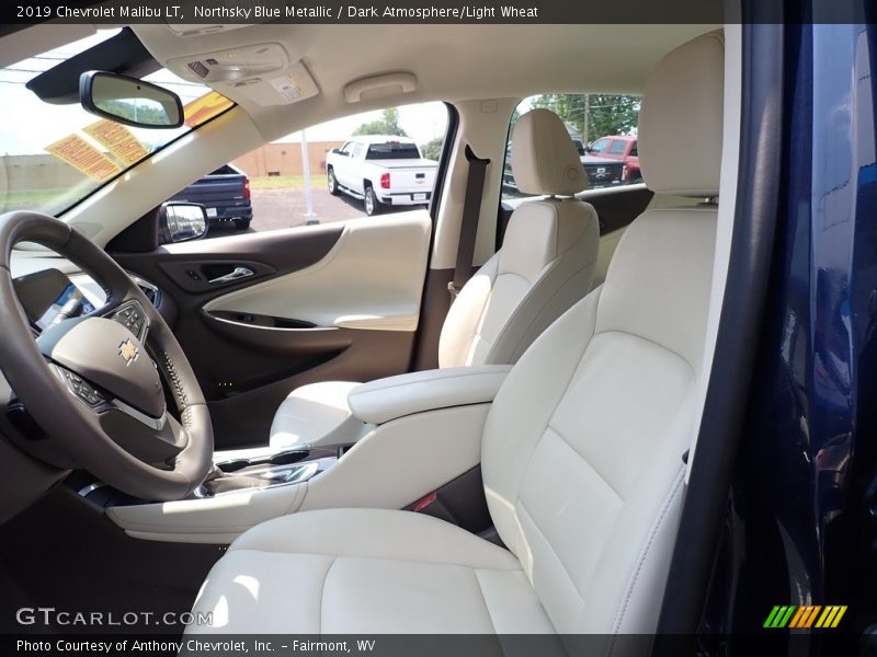 Northsky Blue Metallic / Dark Atmosphere/Light Wheat 2019 Chevrolet Malibu LT