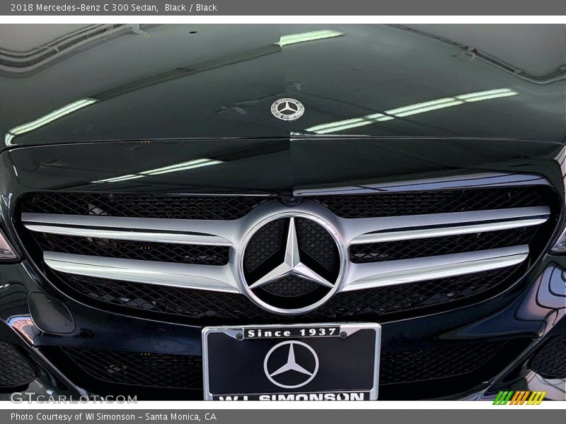 Black / Black 2018 Mercedes-Benz C 300 Sedan