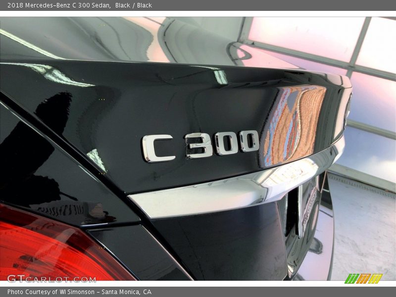 Black / Black 2018 Mercedes-Benz C 300 Sedan