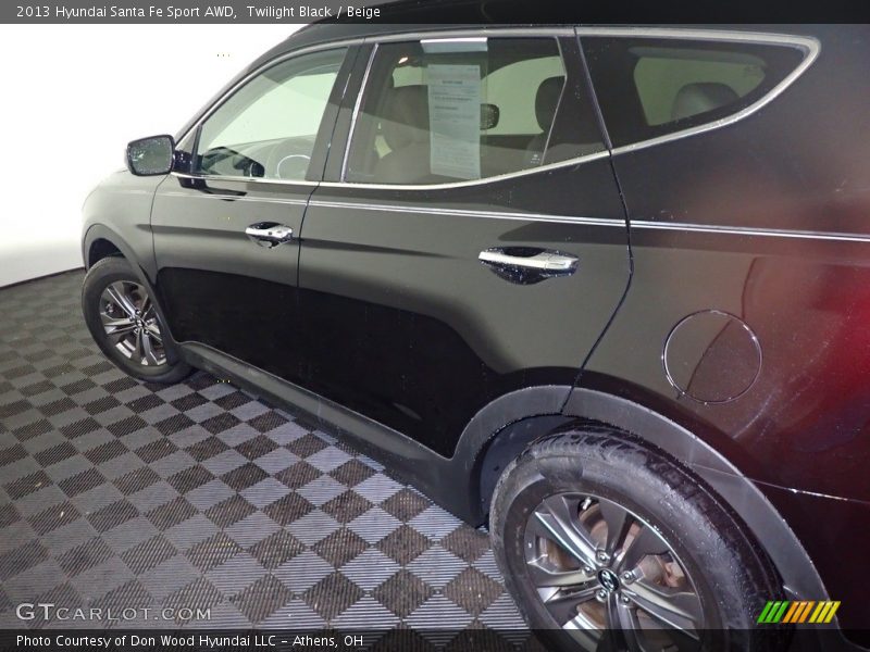 Twilight Black / Beige 2013 Hyundai Santa Fe Sport AWD