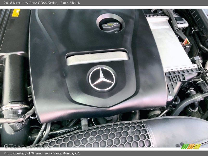 Black / Black 2018 Mercedes-Benz C 300 Sedan