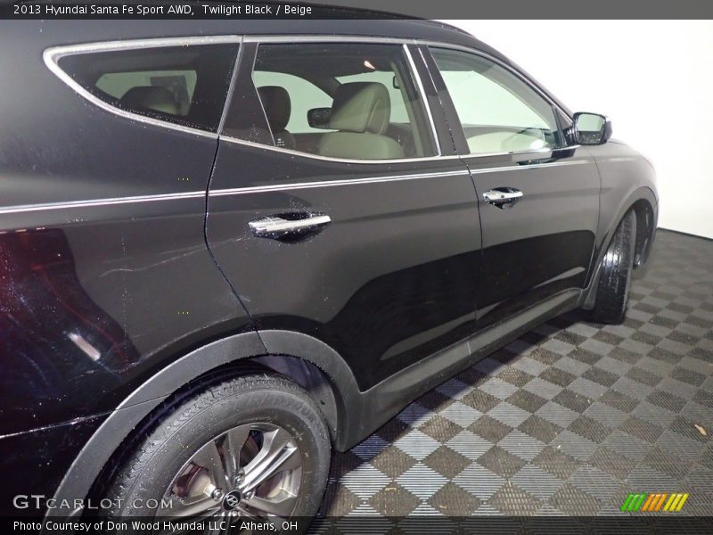 Twilight Black / Beige 2013 Hyundai Santa Fe Sport AWD