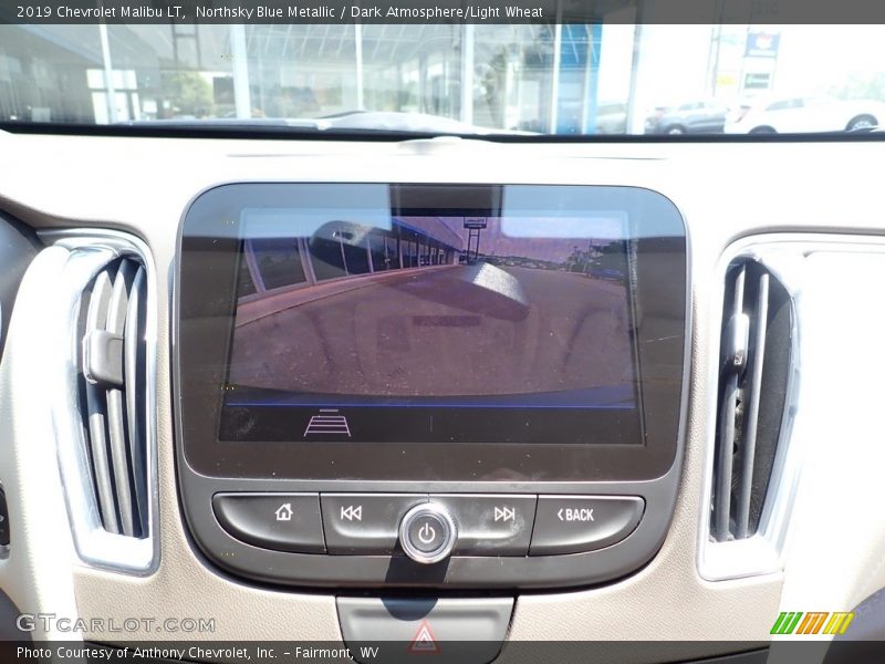Northsky Blue Metallic / Dark Atmosphere/Light Wheat 2019 Chevrolet Malibu LT