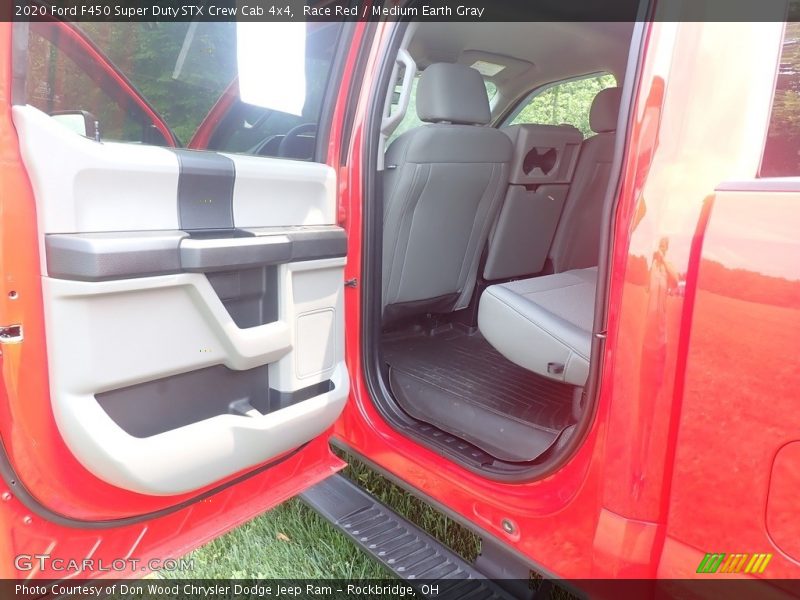 Race Red / Medium Earth Gray 2020 Ford F450 Super Duty STX Crew Cab 4x4