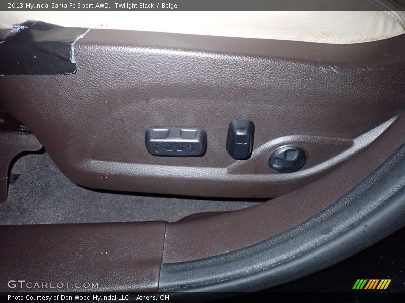 Twilight Black / Beige 2013 Hyundai Santa Fe Sport AWD