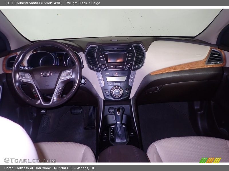 Twilight Black / Beige 2013 Hyundai Santa Fe Sport AWD
