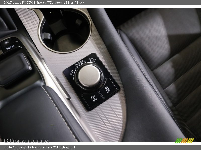 Atomic Silver / Black 2017 Lexus RX 350 F Sport AWD