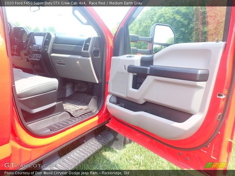 Race Red / Medium Earth Gray 2020 Ford F450 Super Duty STX Crew Cab 4x4