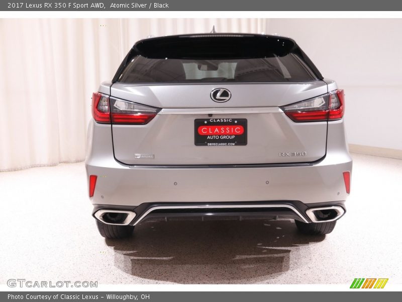 Atomic Silver / Black 2017 Lexus RX 350 F Sport AWD
