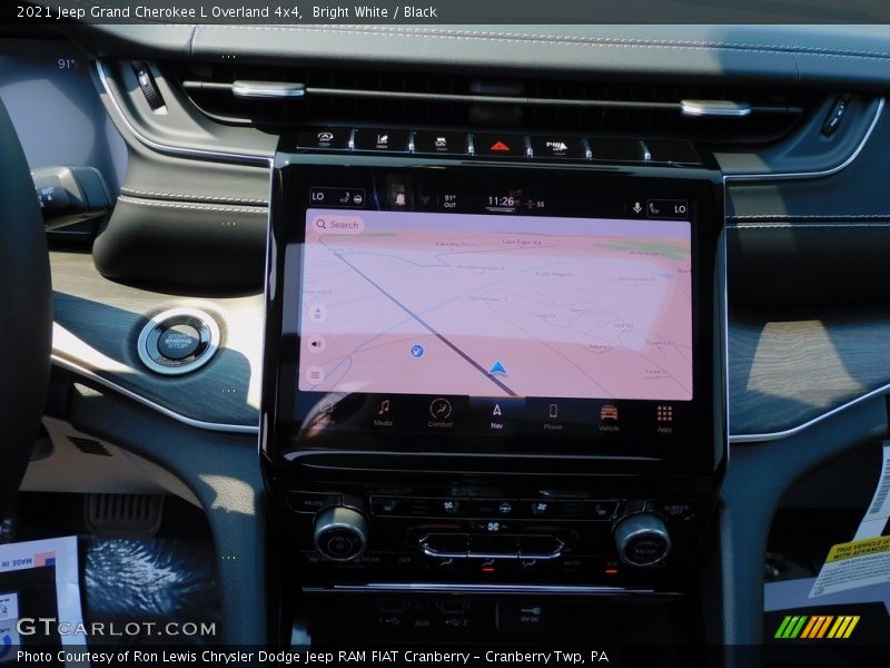 Navigation of 2021 Grand Cherokee L Overland 4x4
