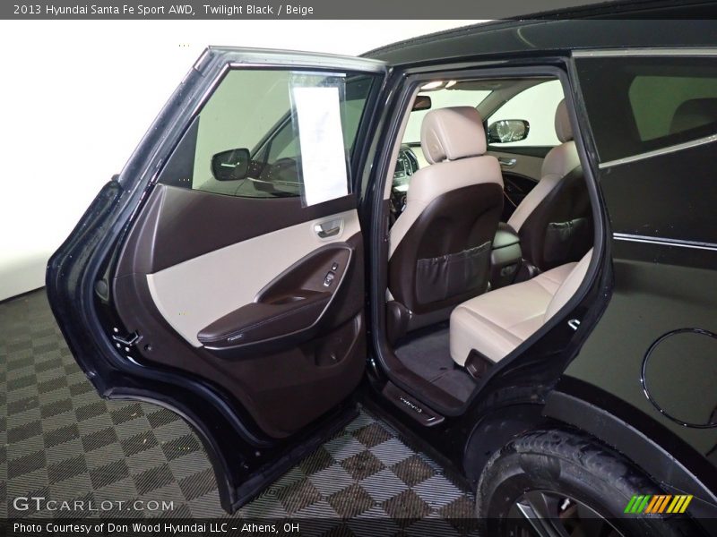 Twilight Black / Beige 2013 Hyundai Santa Fe Sport AWD